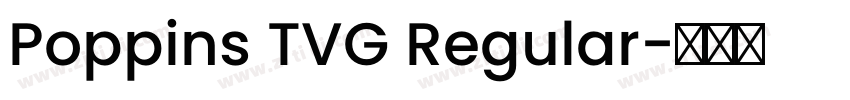 Poppins TVG Regular字体转换
